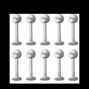 2/pcs 14g x3/8 Labret